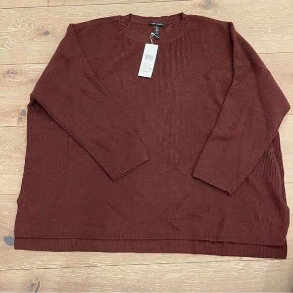 Eileen Fisher Womens Merino Wool Crewneck Tunic Sweater - Picture 2 of 7